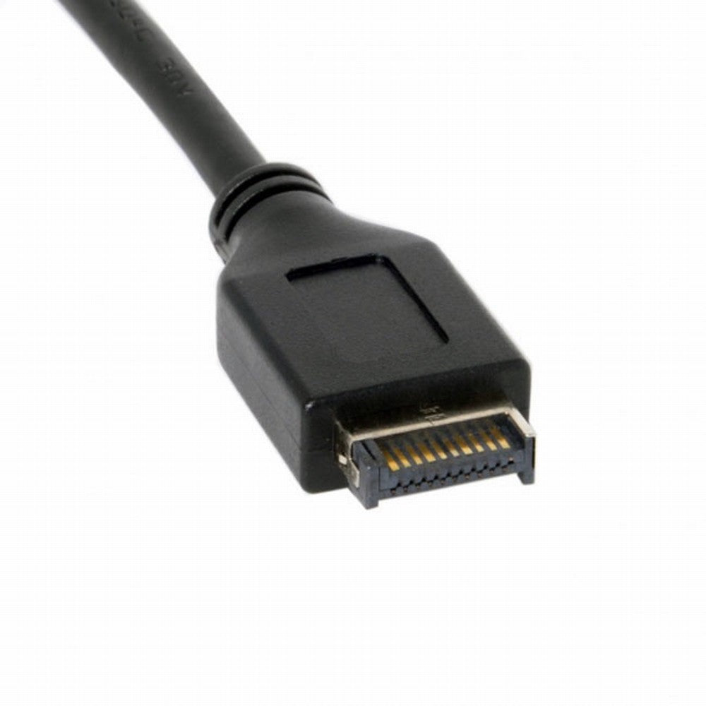 Chenyang USB 3.1 Front Panel Header to USB 3.0 Type-A Female Extension Cable 50cm Panel Mount Type UC-060