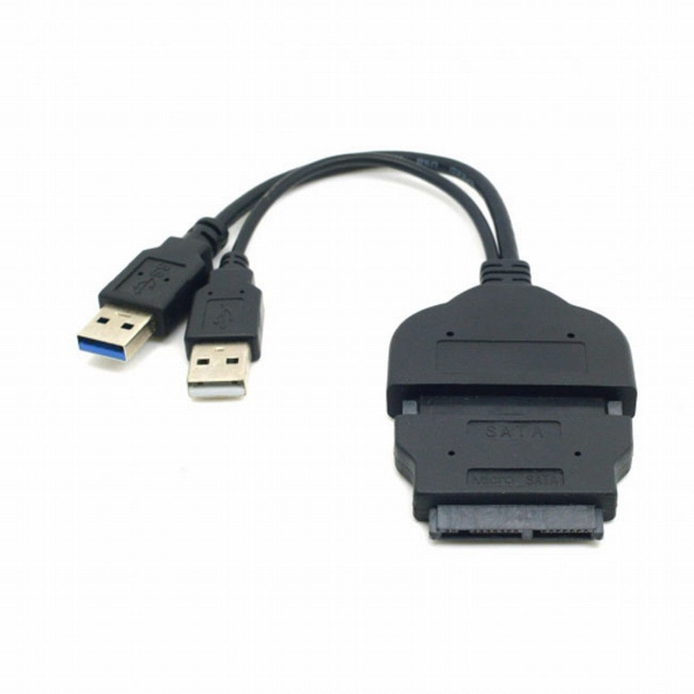 Chenyang 1set USB 3.0 to SATA 22Pin SATA to 16Pin Micro SATA Adapter for 1.8" 2.5" Hard Disk Driver With Extral USB Power Cable U3-067+SA-006