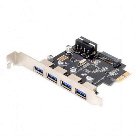 Chenyang 4 Ports PCI-E to USB 3.0 HUB PCI Express Expansion Card Adapter 5Gbps for Motherboard U3-038