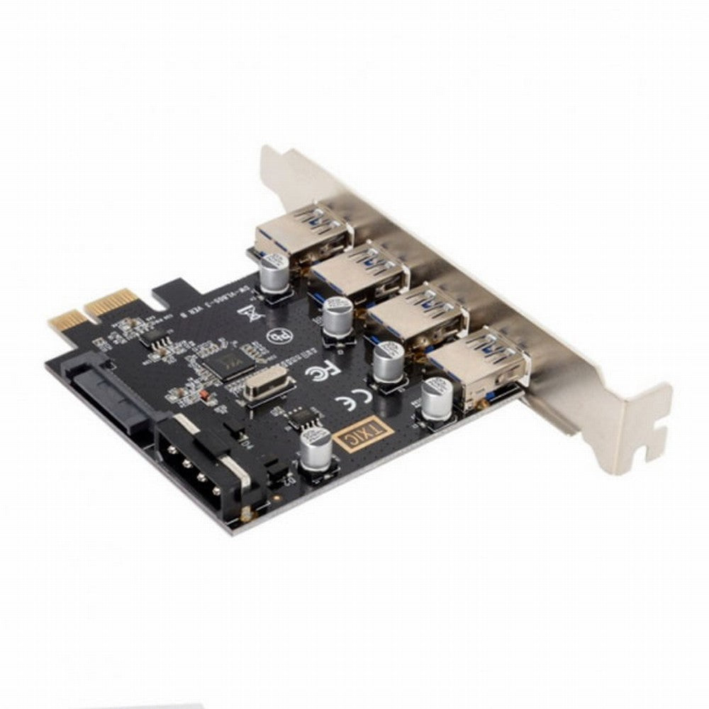 Chenyang 4 Ports PCI-E to USB 3.0 HUB PCI Express Expansion Card Adapter 5Gbps for Motherboard U3-038