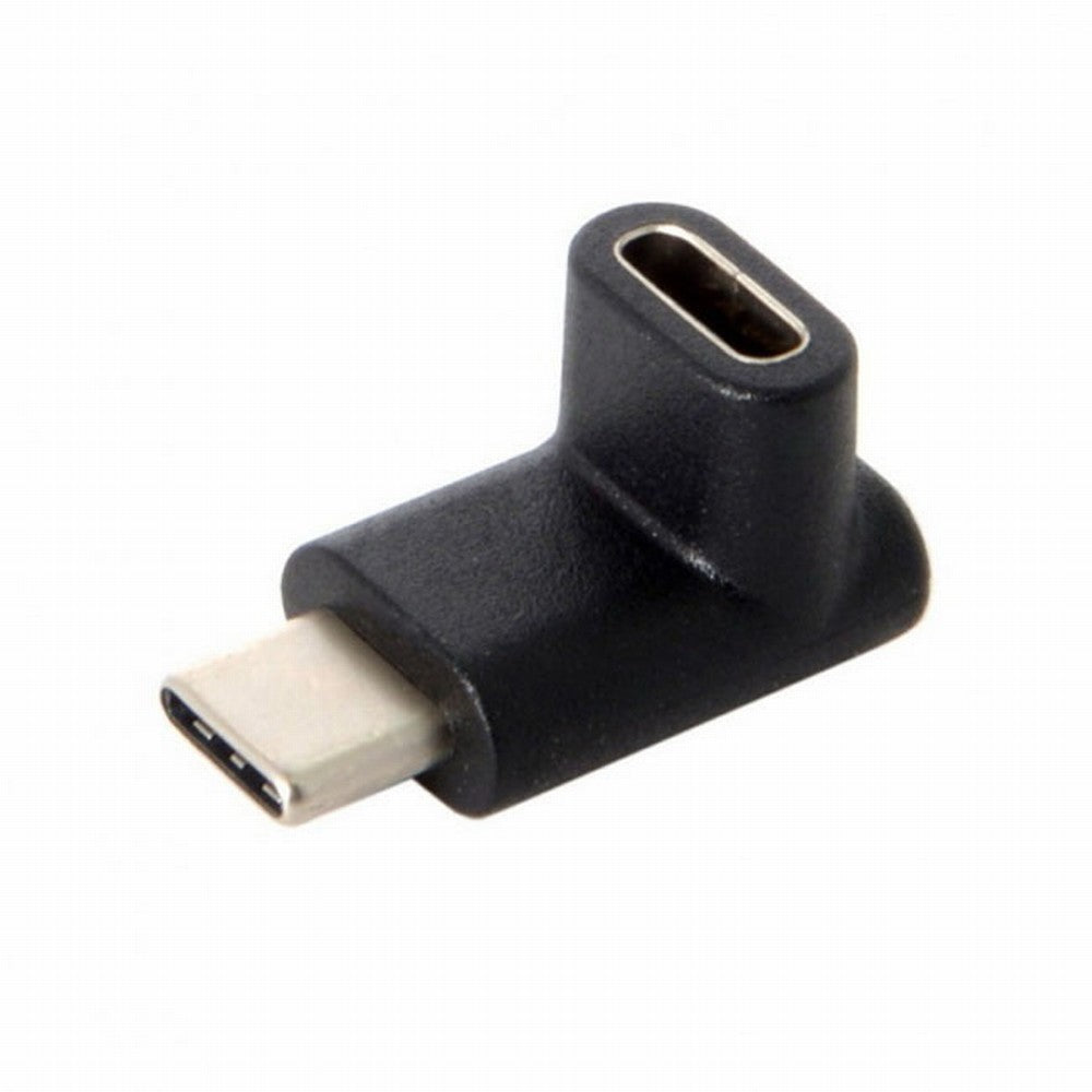 Chenyang 90 Degree Up or Down Angled Reversible USB 3.1 Type-C Male to Female Extension Adapter for Laptop Phone UC-068-UP