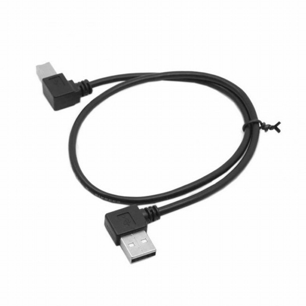 Chenyang Right Angled USB 2.0 A Male - B Male Printer Scanner 90 Degree Cable 50cm 100cm CC-U2-032-RI