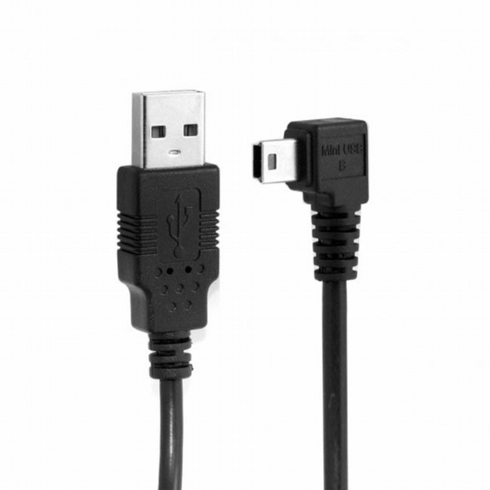 Chenyang 5pin Mini USB type Male Left Angled 90 degree to USB 2.0 male data charge cable 50cm CC-U2-057