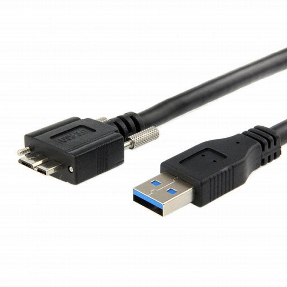 Chenyang USB 3.0 A type Cable Male to Micro USB 3.0 B Male with Mount Panel Screws for Hard Disk Mobile Phone CC-U3-106