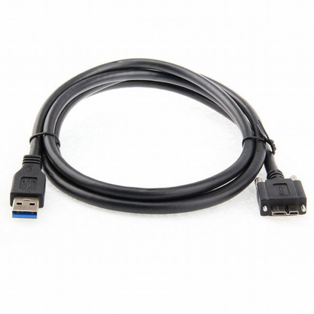 Chenyang USB 3.0 A type Cable Male to Micro USB 3.0 B Male with Mount Panel Screws for Hard Disk Mobile Phone CC-U3-106