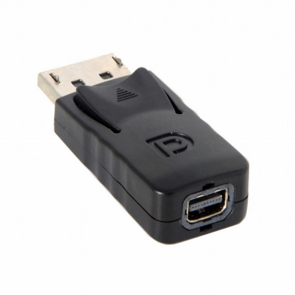 Chenyang Black DP DisplayPort Male to Mini DP DisplayPort Female Adapter for Displays HDTV Monitor DP-052-BK