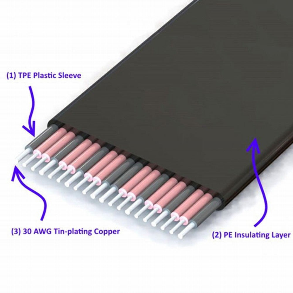 Chenyang PCI-E Gen3.0 1x To 16x Riser Cable 30cm PCI-Express PCI-E X16 Extender Right Angled Elbow Design EP-034