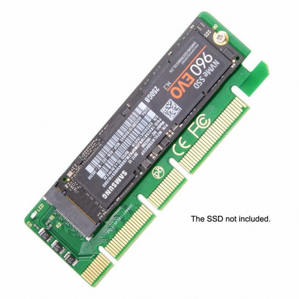 Chenyang NGFF M-key NVME AHCI SSD to PCI-E 3.0 16x x4 Adapter for XP941 SM951 PM951 A110 m6e 960 EVO SSD SA-001-GR