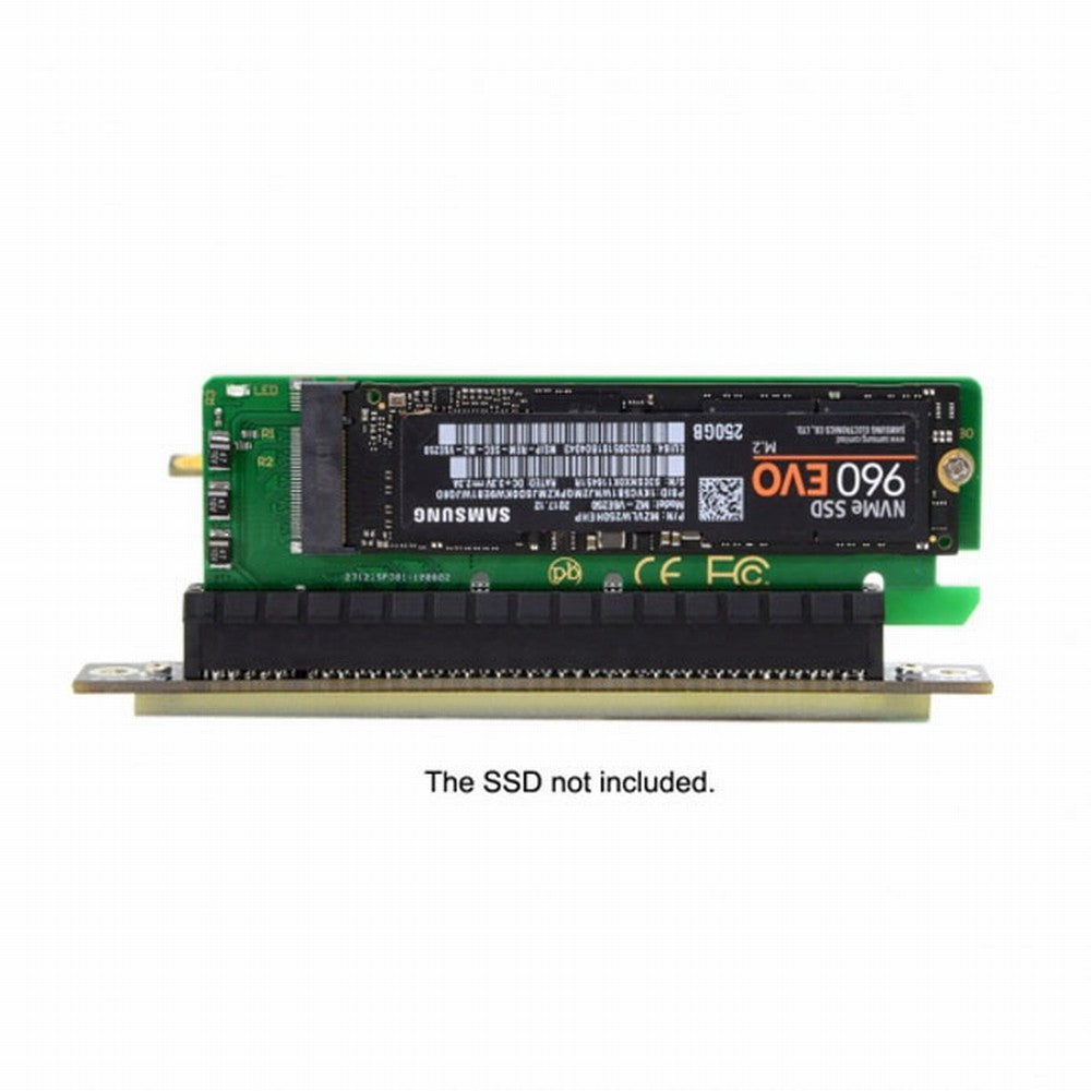 Chenyang NGFF M-key NVME AHCI SSD to PCI-E 3.0 16x x4 Adapter for XP941 SM951 PM951 A110 m6e 960 EVO SSD SA-001-GR