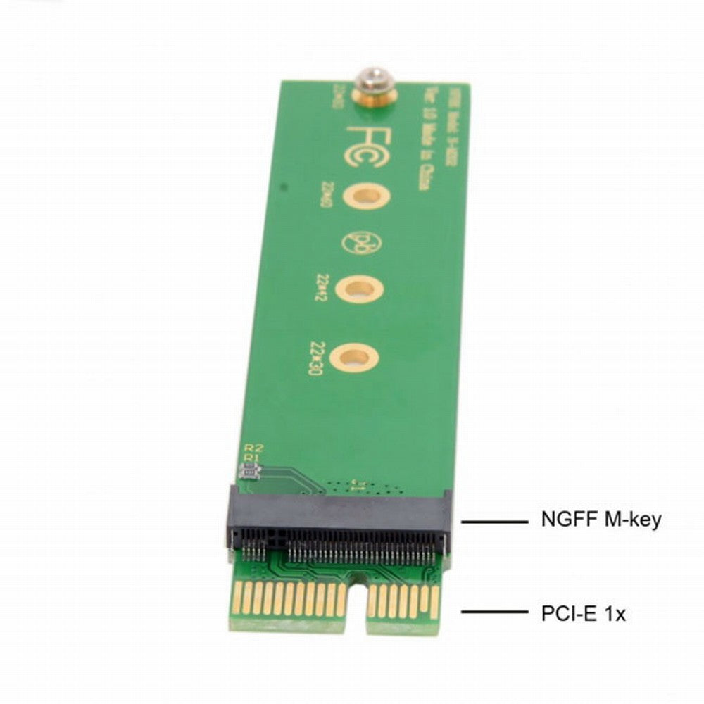 Chenyang NGFF M-key NVME AHCI SSD to PCI-E 3.0 1x x1 Vertical Adapter for XP941 SM951 PM951 960 EVO SSD SA-002