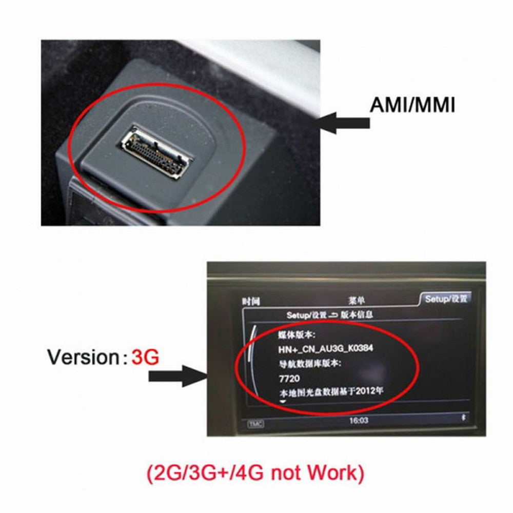 Chenyang Media In AMI MDI USB-C USB 3.1 Type-C Charge Adapter Cable For Car VW AUDI 2014 A4 A6 Q5 Q7 CA-040