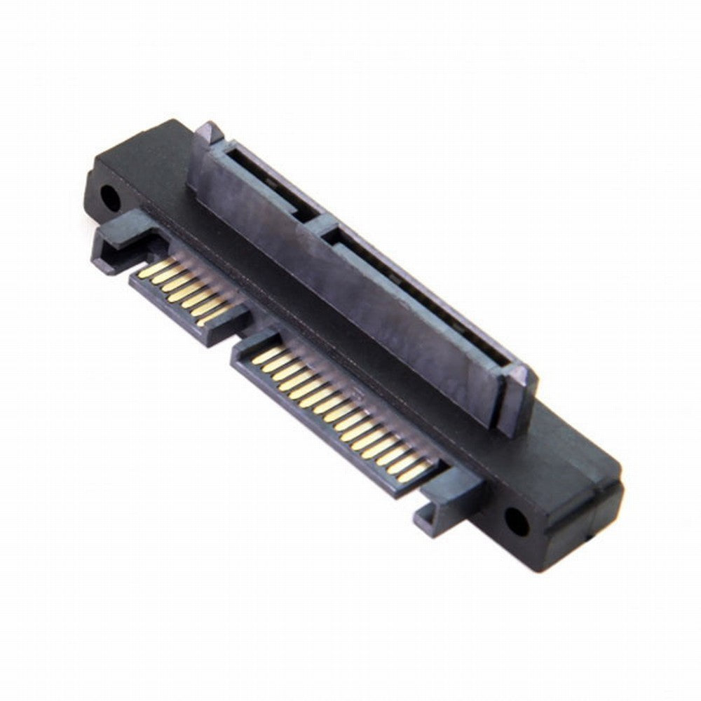 Chenyang 90 Degree Up Angled SATA 22Pin 7+15 Male to SATA 22Pin Female Extension Convertor Adapter SA-121-UP