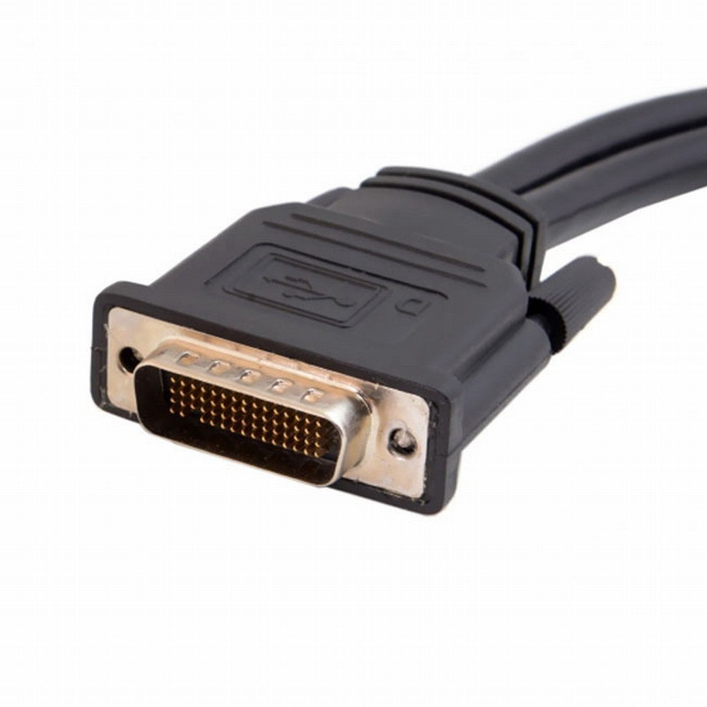 Chenyang DMS-59Pin Male to Dual DP Displayport Female Splitter Extension Cable for PC Graphics Card DB-027