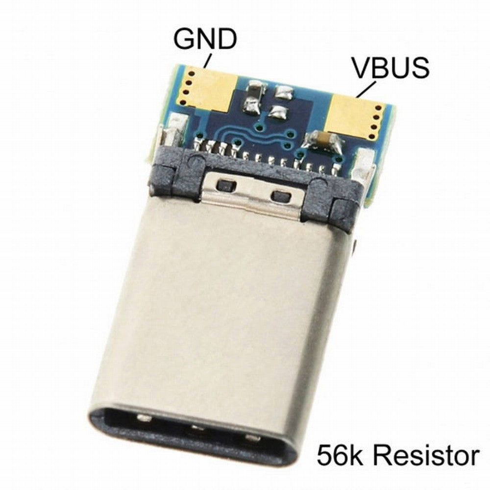 Chenyang DIY 24pin USB 3.1 Type C USB-C Male Plug Connector SMT type with PC Board UC-207