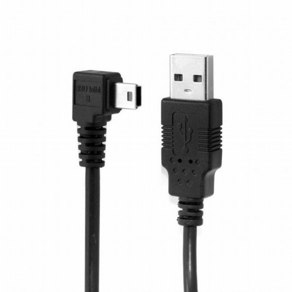 Chenyang Mini USB B Type 5pin Male Right Angled 90 Degree to USB 2.0 Male Data Cable with Ferrite U2-057-RI-3.0M/U2-057-RI-5.0M