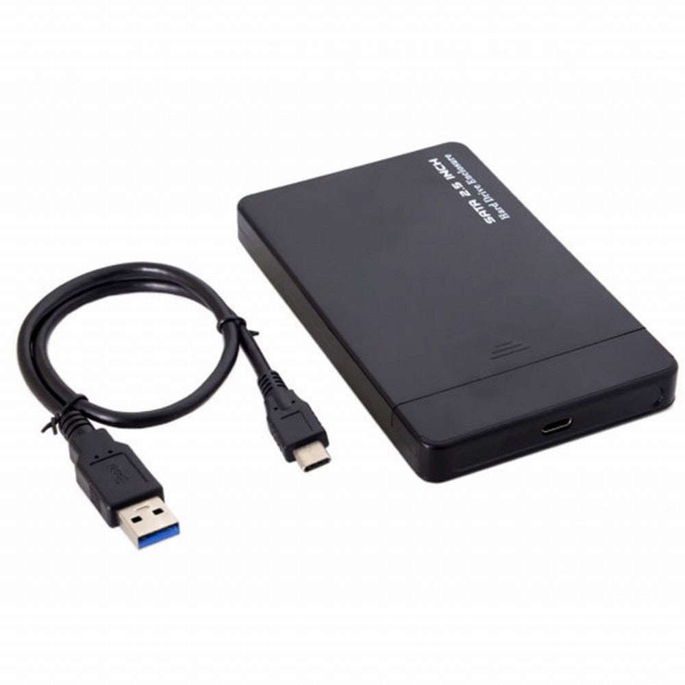 Chenyang USB-C Type-C to 2.5 Inch SATA SSD HDD External Hard Disk Enclosure for Laptop PC UC-079-BK