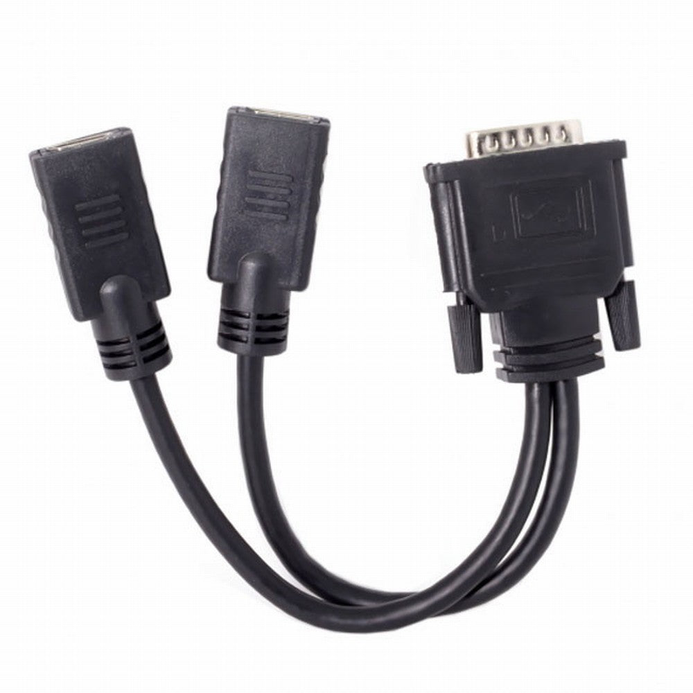 Chenyang DMS-59Pin Male to Dual HDMI 1.4 HDTV Female Splitter Extension Cable for PC Graphics Card DB-028