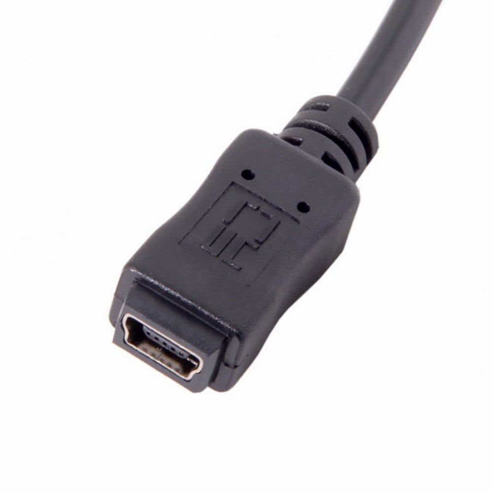 Chenyang GPS Mini USB 5P 90D Up Angled Male to Mini USB 5Pin Female Extension Cable 0.2m U2-049-UP