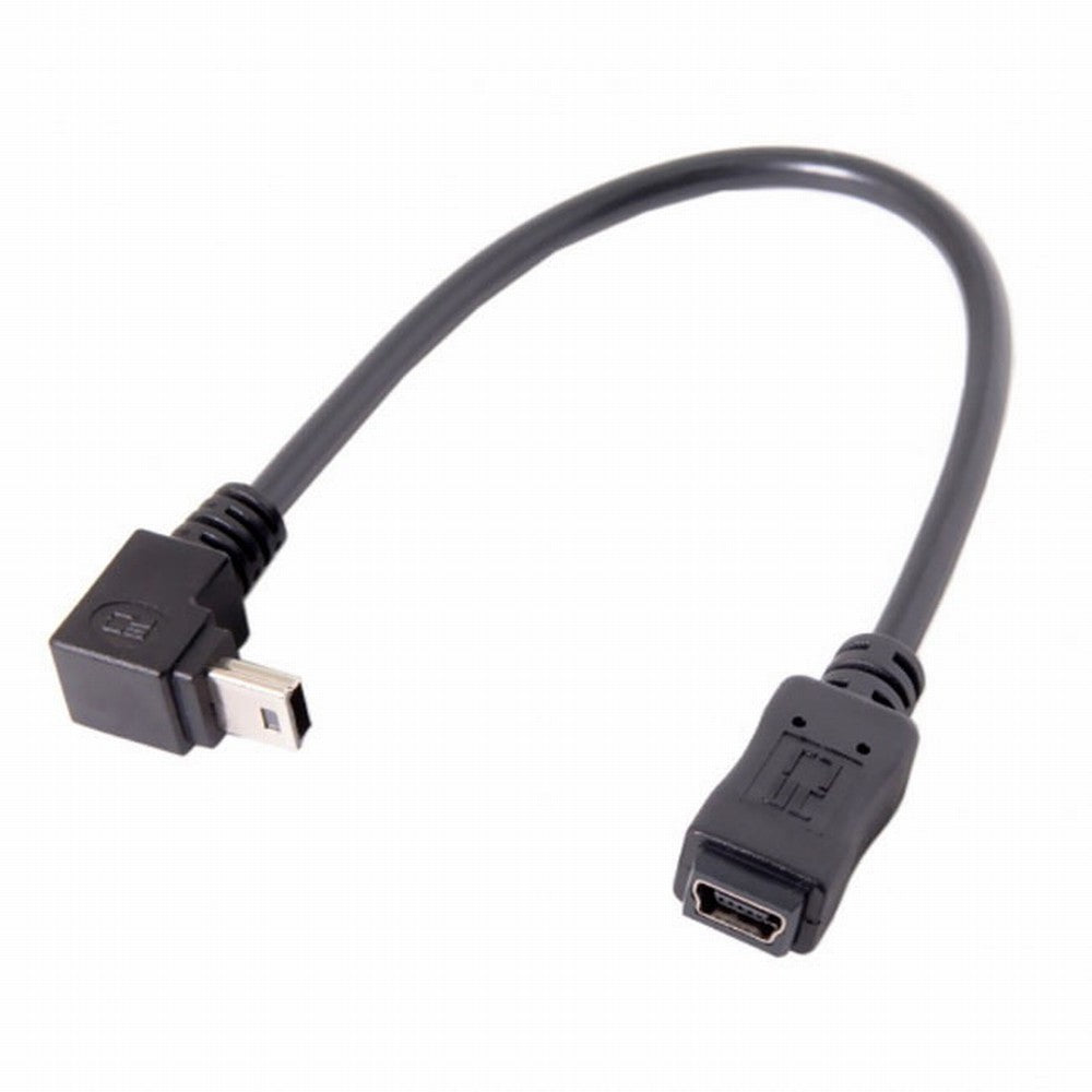 Chenyang GPS Mini USB 5P 90D Down Direction Angled Male to 5p Female Extension Cable 0.2M U2-049-DN