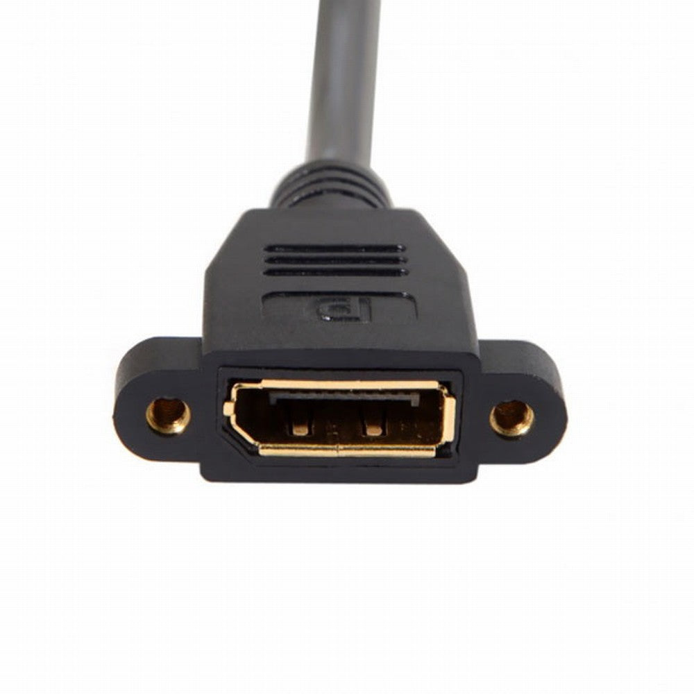 Chenyang DisplayPort Display Port Male to Female 90 Degree Right Down Angled Extension Cable DP-015-RI