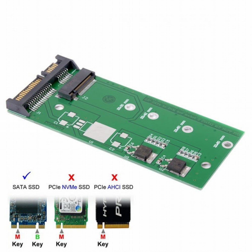 Chenyang USB 3.0 to SATA 2.5" Hard Disk to M.2 NGFF B/M-Key 2 Lane SSD for E431 E531 X240 Y410P Y510 U3-067+SA-123