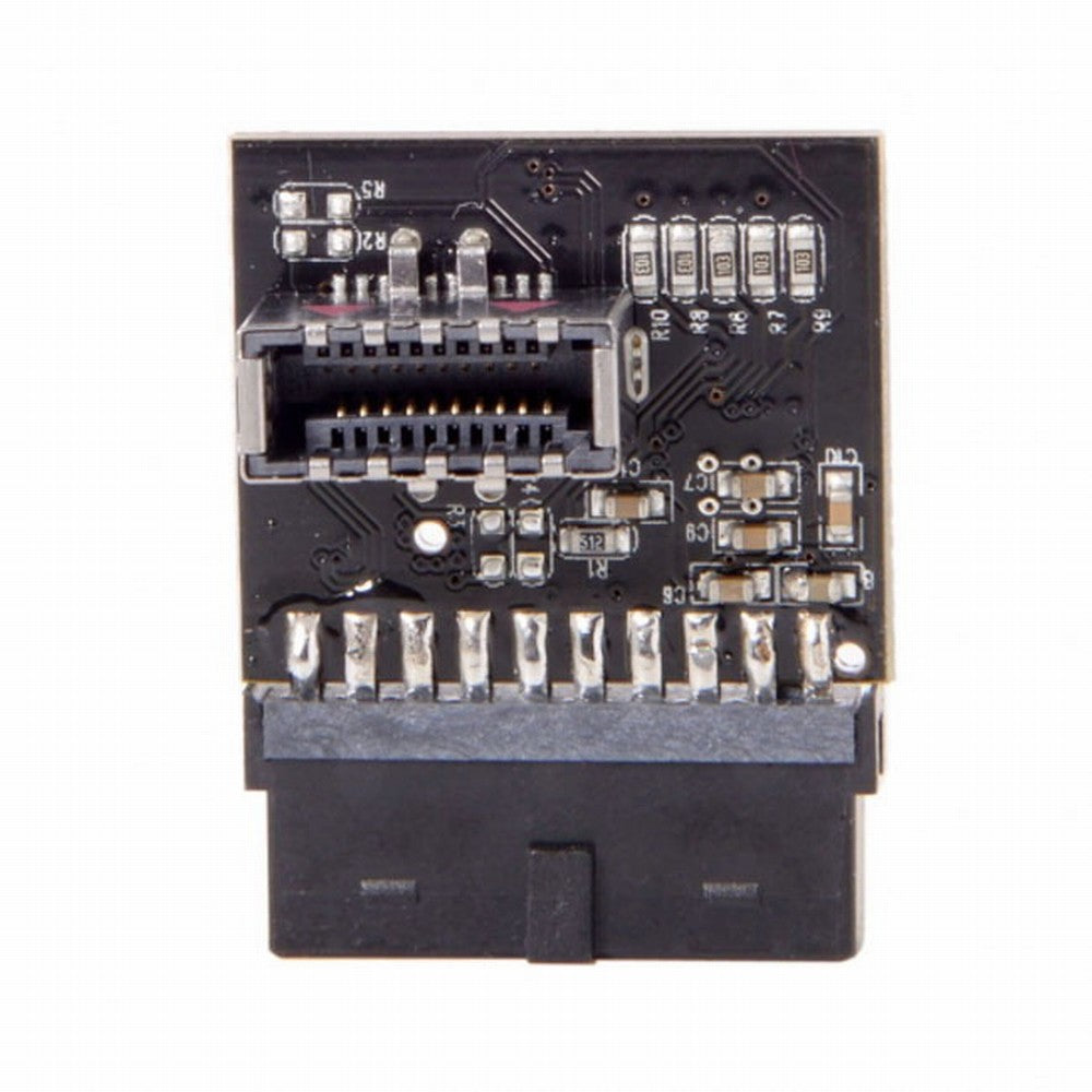 Chenyang USB 3.1 Front Panel Socket to USB 3.0 20Pin Header Male Extension Adapter for Motherboard UC-008