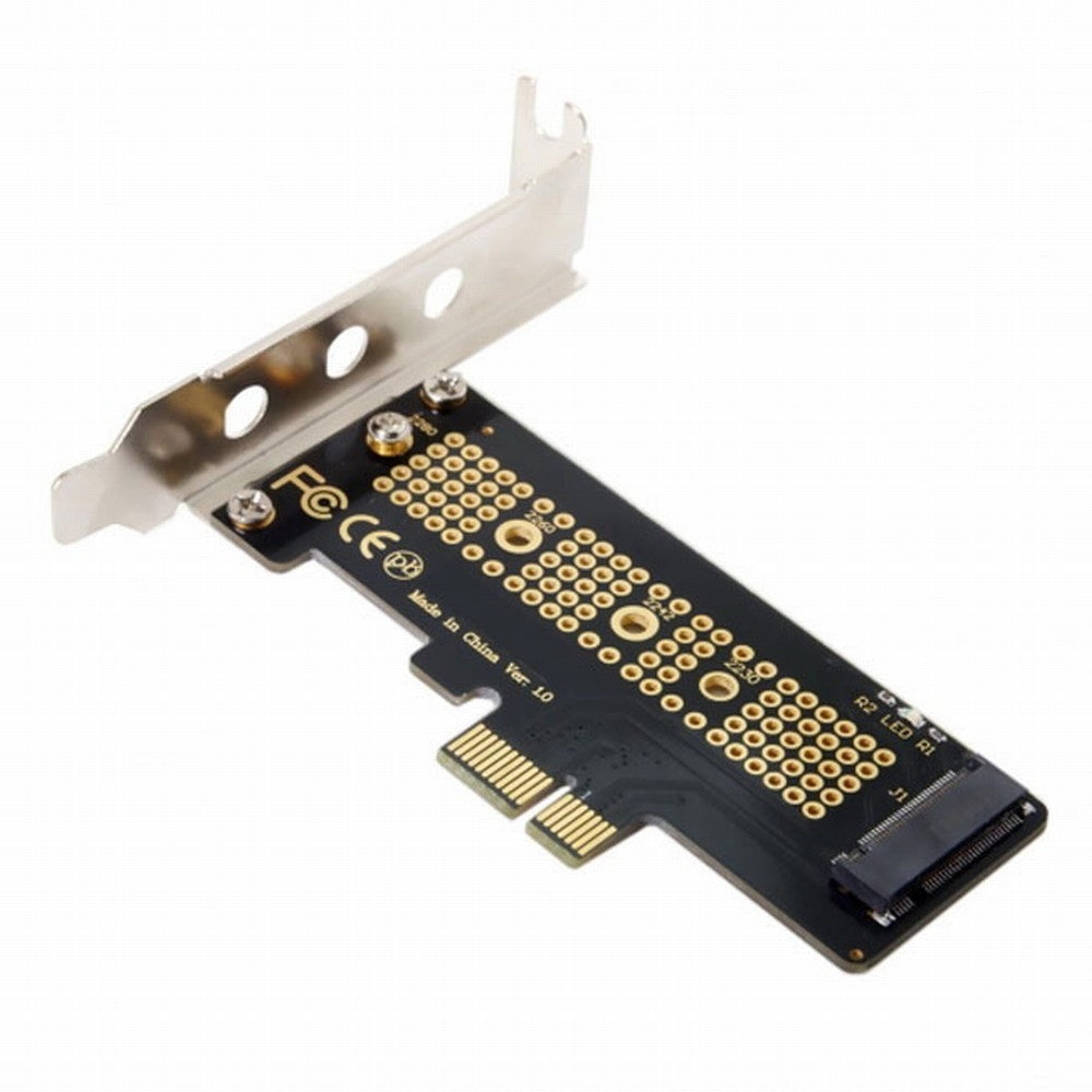 Chenyang Low Profile PCI-E 3.0 x1 Lane to M.2 NGFF M-Key SSD Nvme AHCI PCI Express Adapter Card SA-008