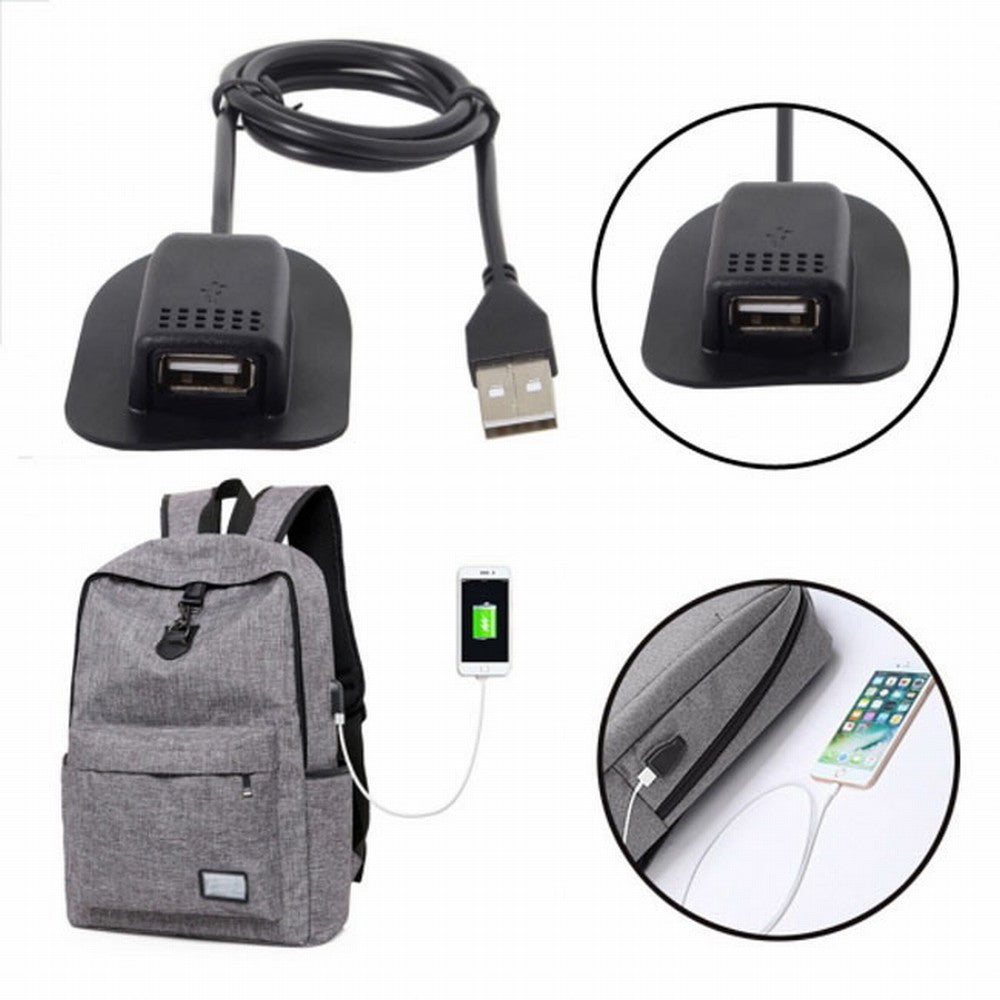 Chenyang Backpack USB Charging Cable Practical Convenient Outdoor Travel Camping External U2-013