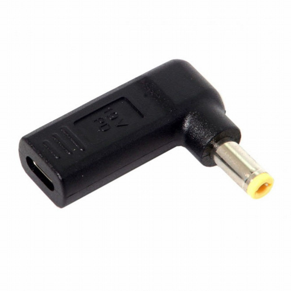 Chenyang USB 3.1 Type C USB-C to DC 20V 5.5 2.5mm Adapter PD Emulator Trigger 90 Degree Angled UC-112-5525MM