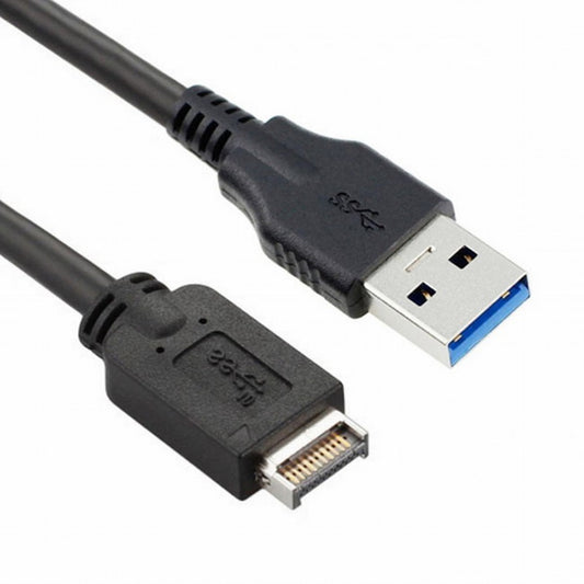 Chenyang USB 3.1 Front Panel Header to USB 3.0 Type-A Male Extension Data Cable 50cm UC-117