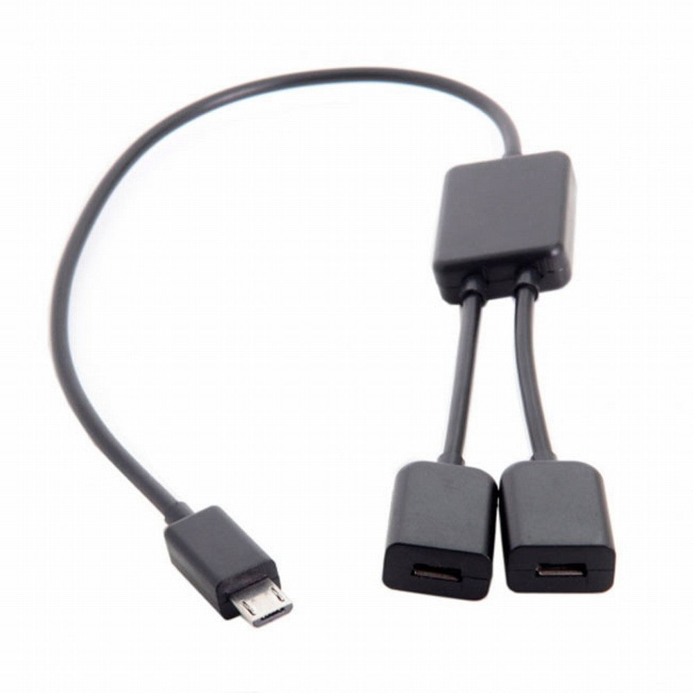 Chenyang Micro USB to Dual Ports Micro USB Female Hub Cable For Laptop PC Mouse Flash Disk U2-127