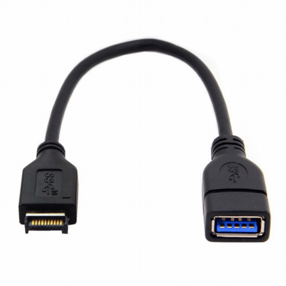 Chenyang USB 3.1 Front Panel Header to USB 3.0 Type-A Female Extension Cable 20cm UC-131