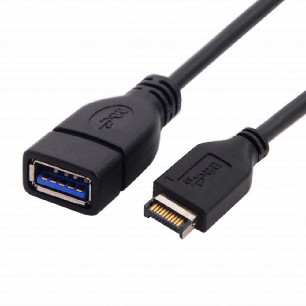 Chenyang USB 3.1 Front Panel Header to USB 3.0 Type-A Female Extension Cable 20cm UC-131