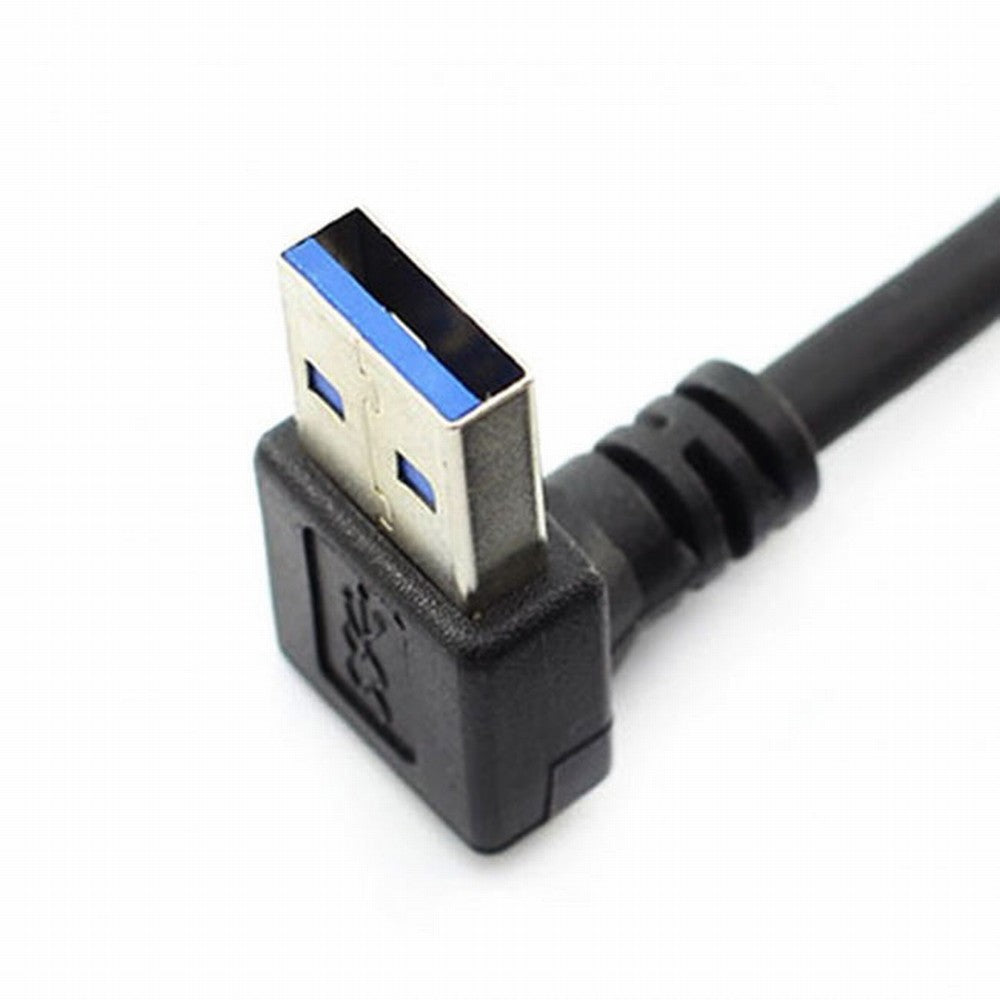 Chenyang Up Angled USB 3.0 Type-A Male to USB 3.0 Type-A Female Extension Cable 20cm 5Gbps 90 Degree U3-036-UP