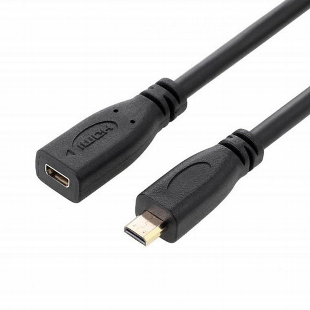 Chenyang HDMI 1.4 D Type Micro HDMI Male to Micro HDMI Female M/F Extension Cable 30cm HD-089