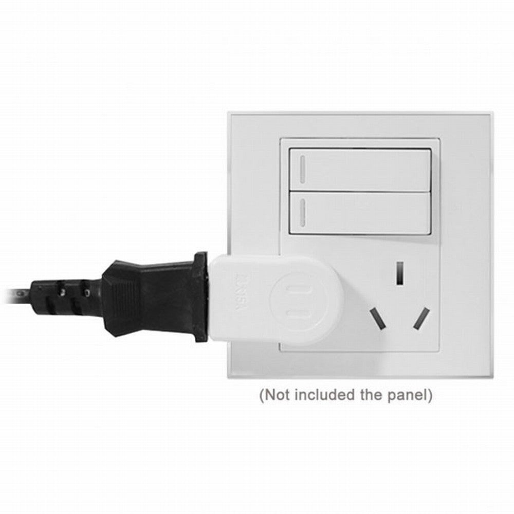 Chenyang NEMA 1-15P USA Outlet Saver Power Extension Adapter 2-prong 2 Outlets 90 Degree Up Down Angled PW-014-UP