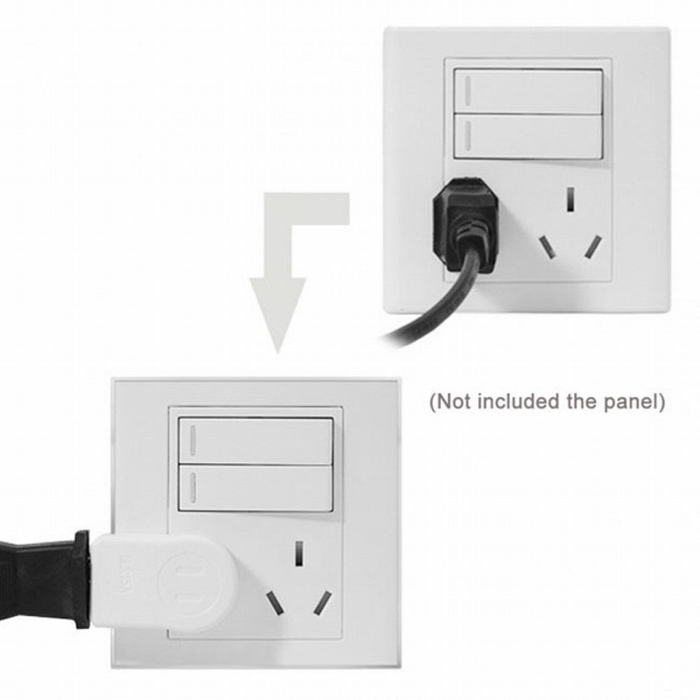 Chenyang NEMA 1-15P USA Outlet Saver Power Extension Adapter 2-prong 2 Outlets 90 Degree Up Down Angled PW-014-UP