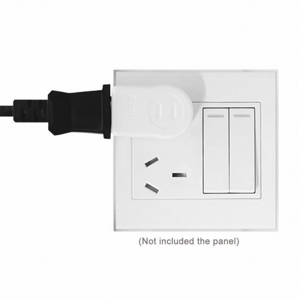 Chenyang NEMA 1-15P USA Outlet Saver Power Extension Adapter 2-prong 2 Outlets 90 Degree Left Right Angled PW-014-RI