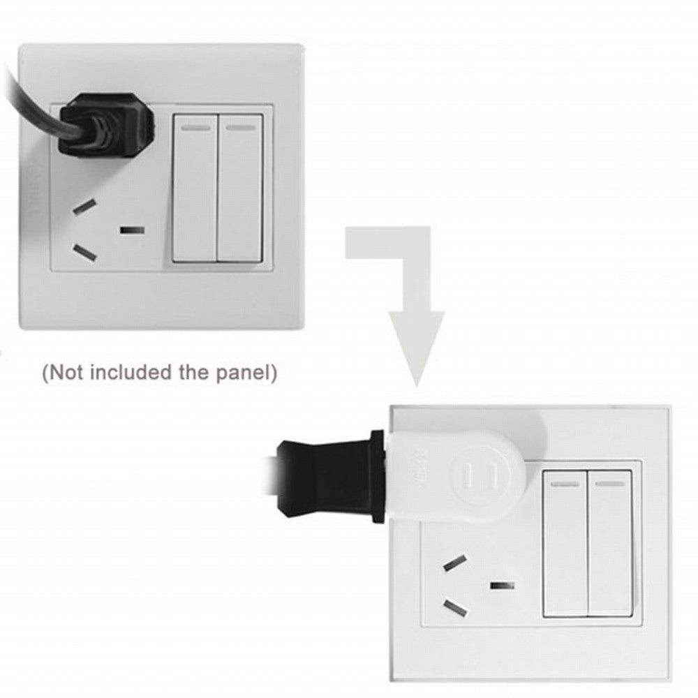 Chenyang NEMA 1-15P USA Outlet Saver Power Extension Adapter 2-prong 2 Outlets 90 Degree Left Right Angled PW-014-RI