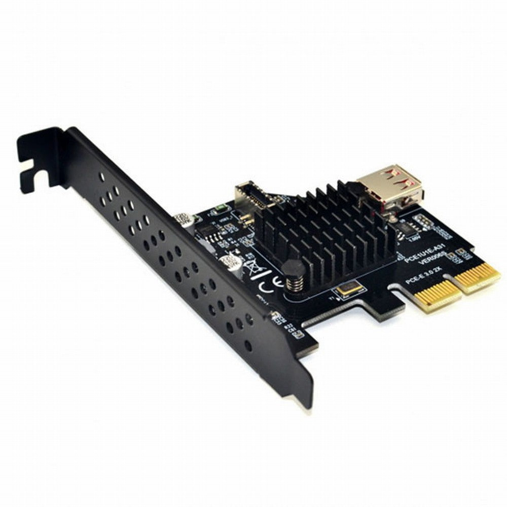 Chenyang USB 3.1 Front Panel Socket USB 2.0 to PCI-E Express Card Adapter for Motherboard UC-136