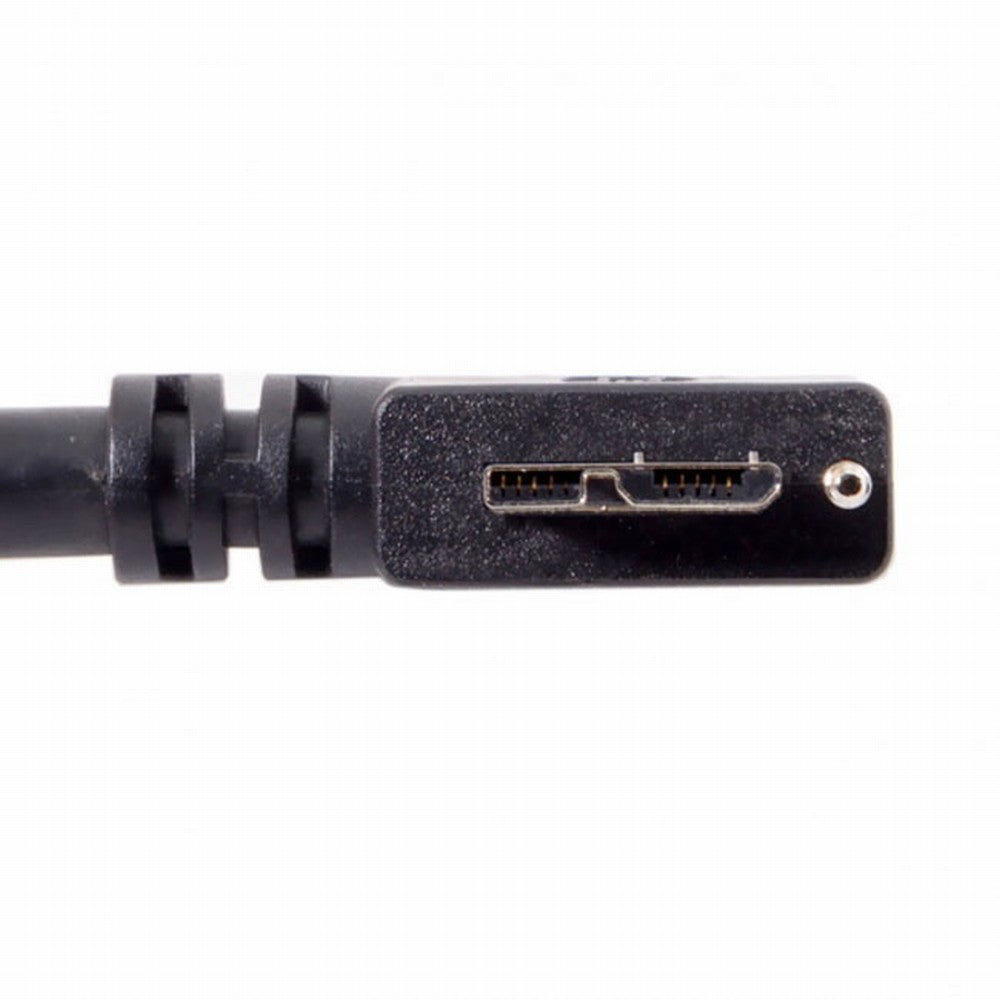 Chenyang  90 Degree Right Angled Micro USB Screw Mount to 3.0 Data Cable for Industrial Camera CC-U3-044-RI