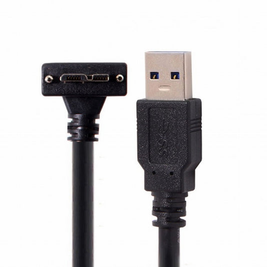 Chenyang  90 Degree Up Angled Micro USB Screw Mount to 3.0 Data Cable for Industrial Camera CC-U3-044-UP