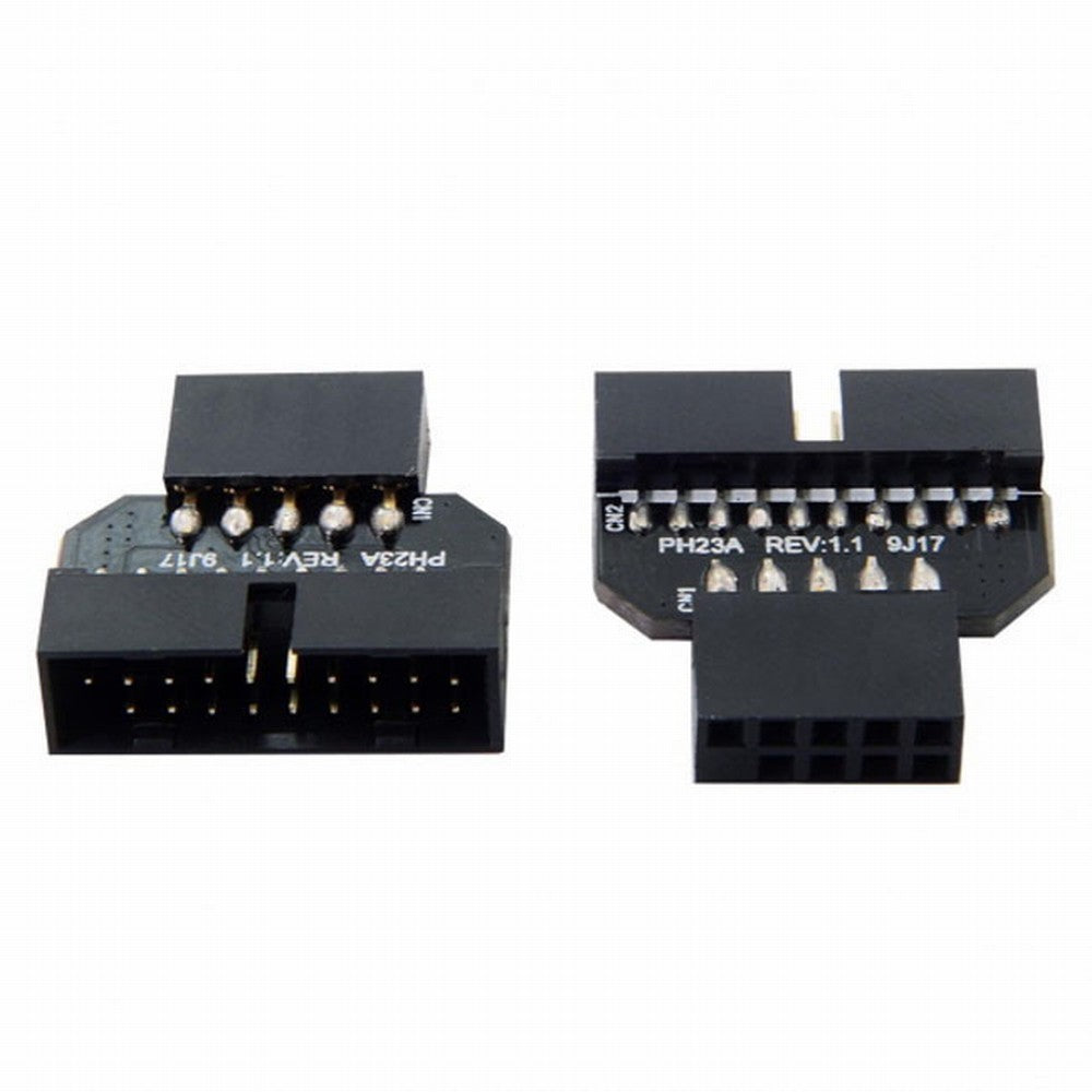 Chenyang 1set Reversible USB 2.0 9Pin Housing to Motherboard USB 3.0 20pin Header Female Adapter U2-026