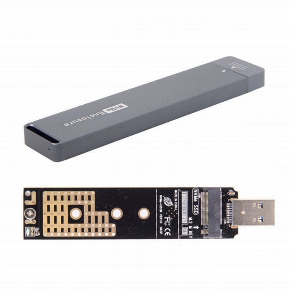 Chenyang USB 3.0 to NVME M-key M.2 NGFF SSD External PCBA Conveter Adapter RTL9210 Chipset with Case U3-017