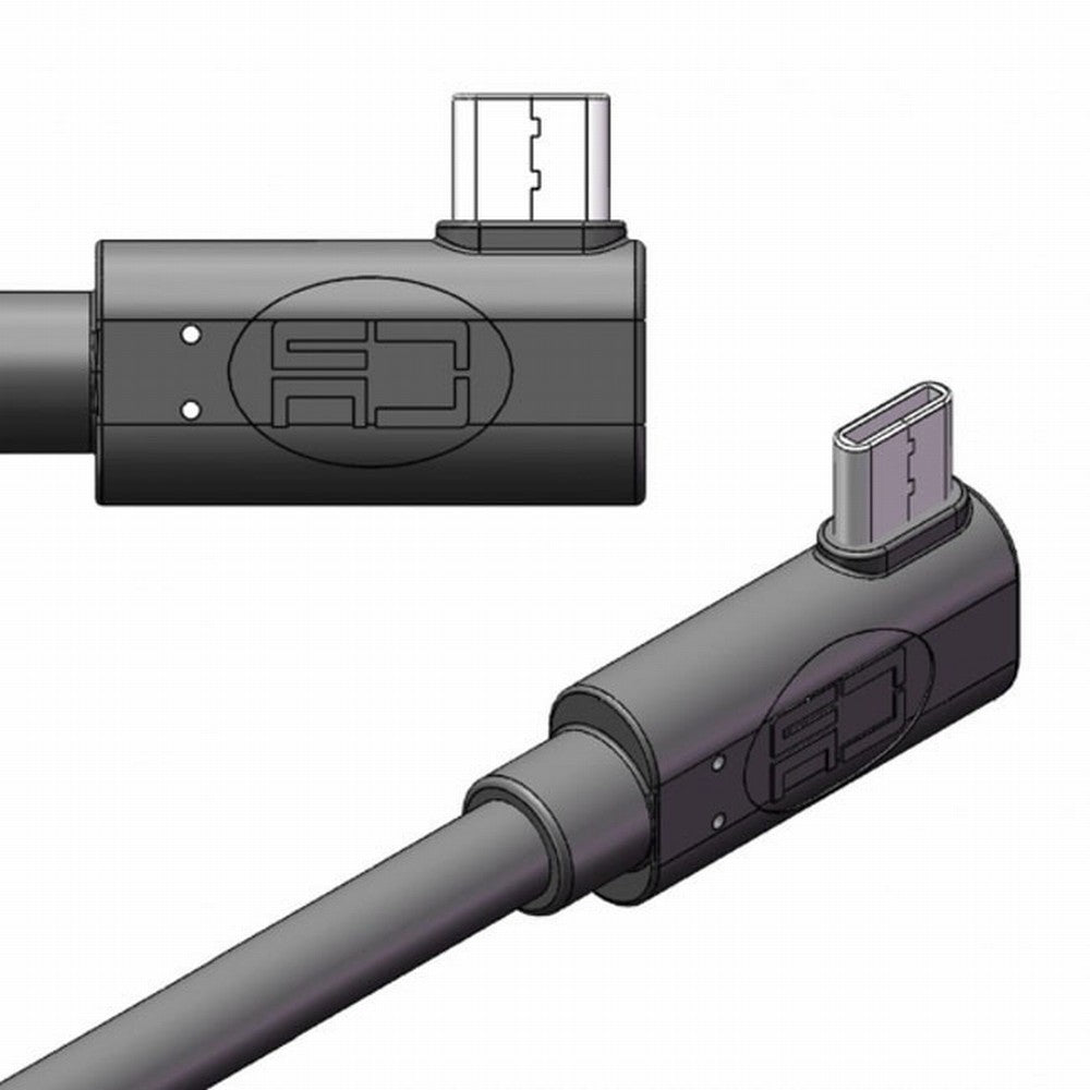 Chenyang Fit for Oculus Link VR USB 3.1 Type-C Left Right Angled Type to Standard USB3.0 Data Cable CC-UC-135