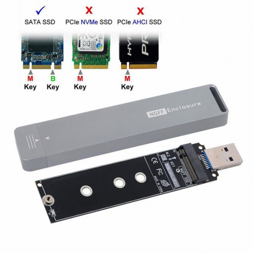 Chenyang B/M-key NGFF M2 SSD to USB 3.0 External PCBA Conveter Adapter Card Flash Disk Type U3-037