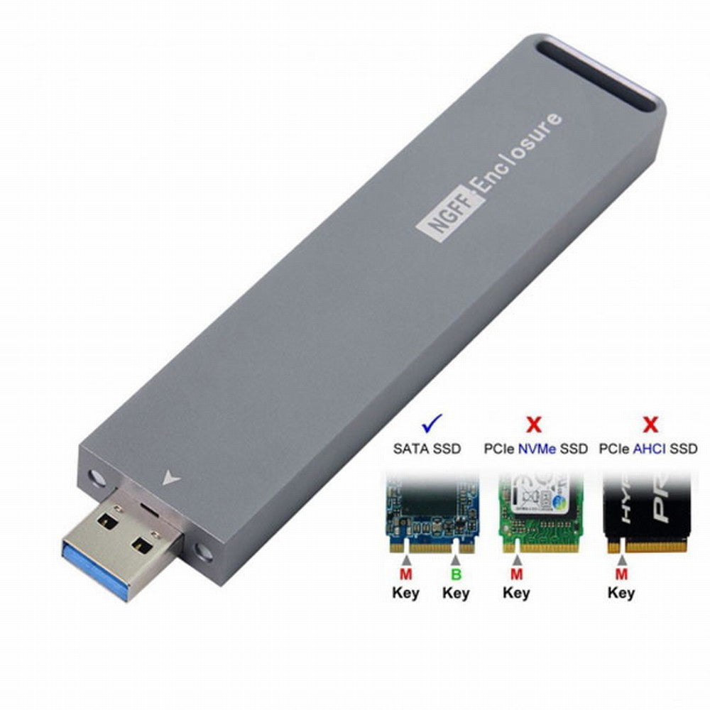 Chenyang B/M-key NGFF M2 SSD to USB 3.0 External PCBA Conveter Adapter Card Flash Disk Type U3-037