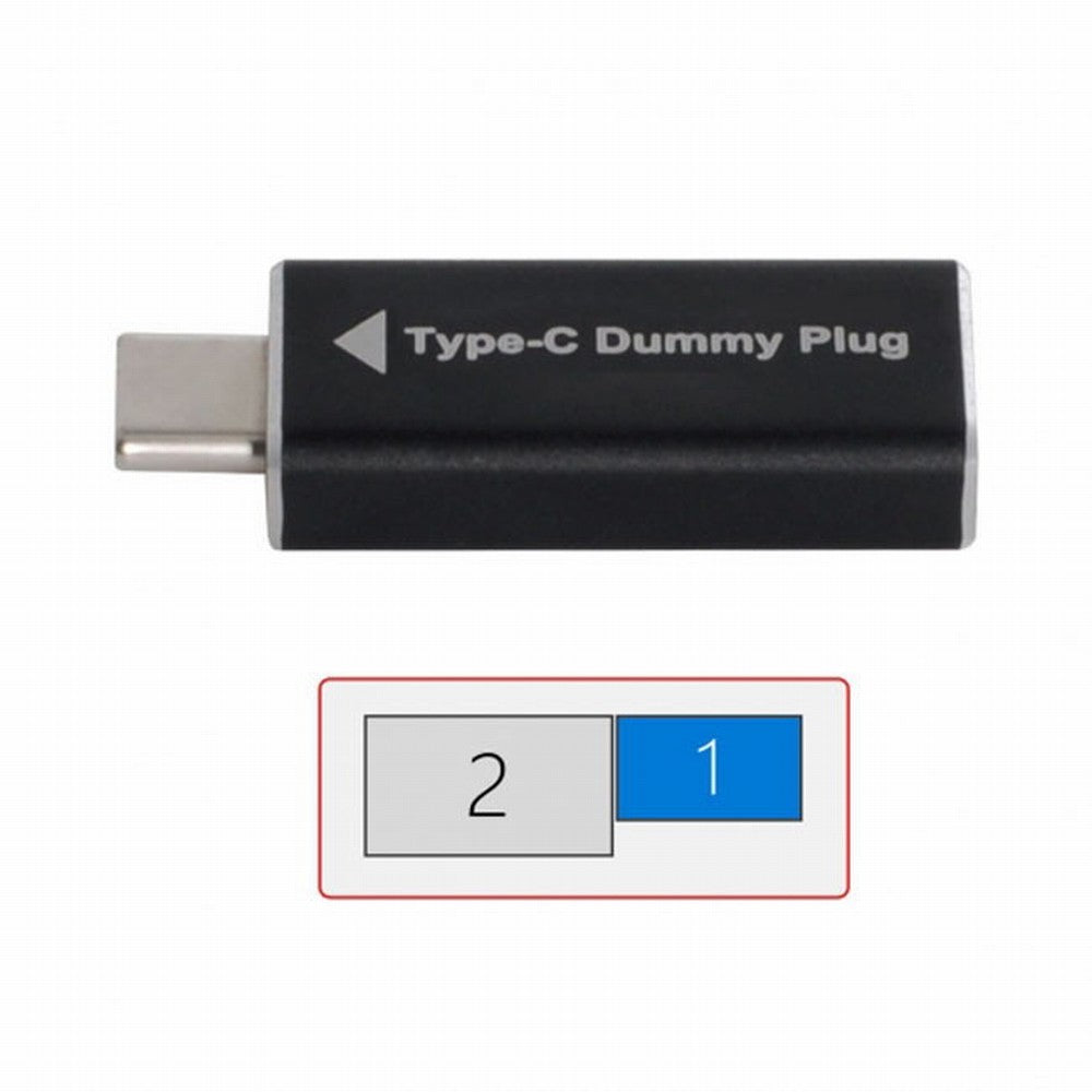 Chenyang CY Virtual Display Adapter USB-C Type-C DDC EDID Dummy Plug Headless Ghost Display Emulator 1920x1080p@60Hz UC-142