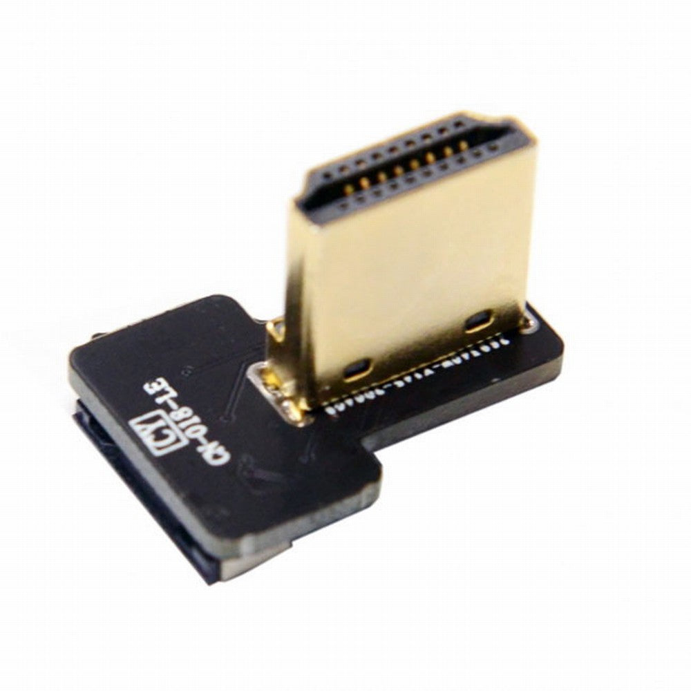 Chenyang CYFPVHDMI HDMI Type A Male Connector Left Angled 90 Degree for FPV HDTV Multicopter Aerial Photography CN-018-LE