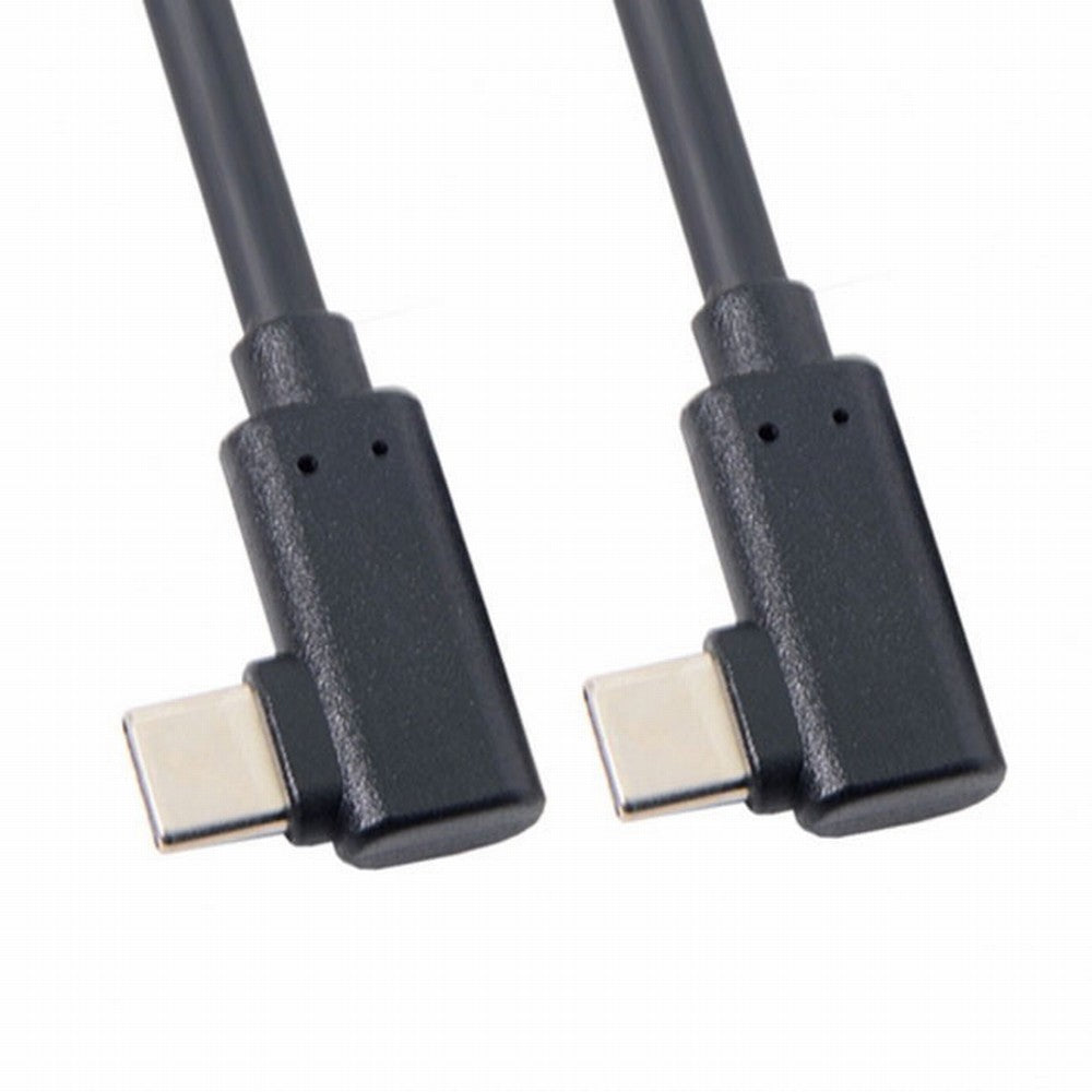 Chenyang USB-C Type-C to Type-C Cable Gen2 10Gbps 65W Dual 90 Degree Left Right Angled Type CC-UC-144-RI